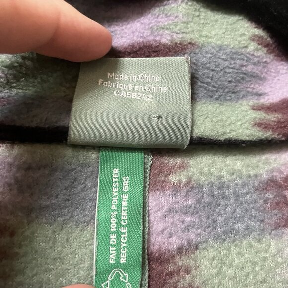 Hooké Pullover 1/4 Zip Fleece Sweater Womens M Multicolour Outdoor Gorpcore - Picture 4 of 8